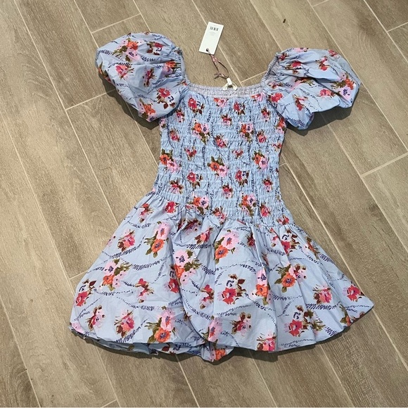 NWT LoveShackFancy Asa Dress LAVENDER MOON - SIZE XS - Picture 4 of 7